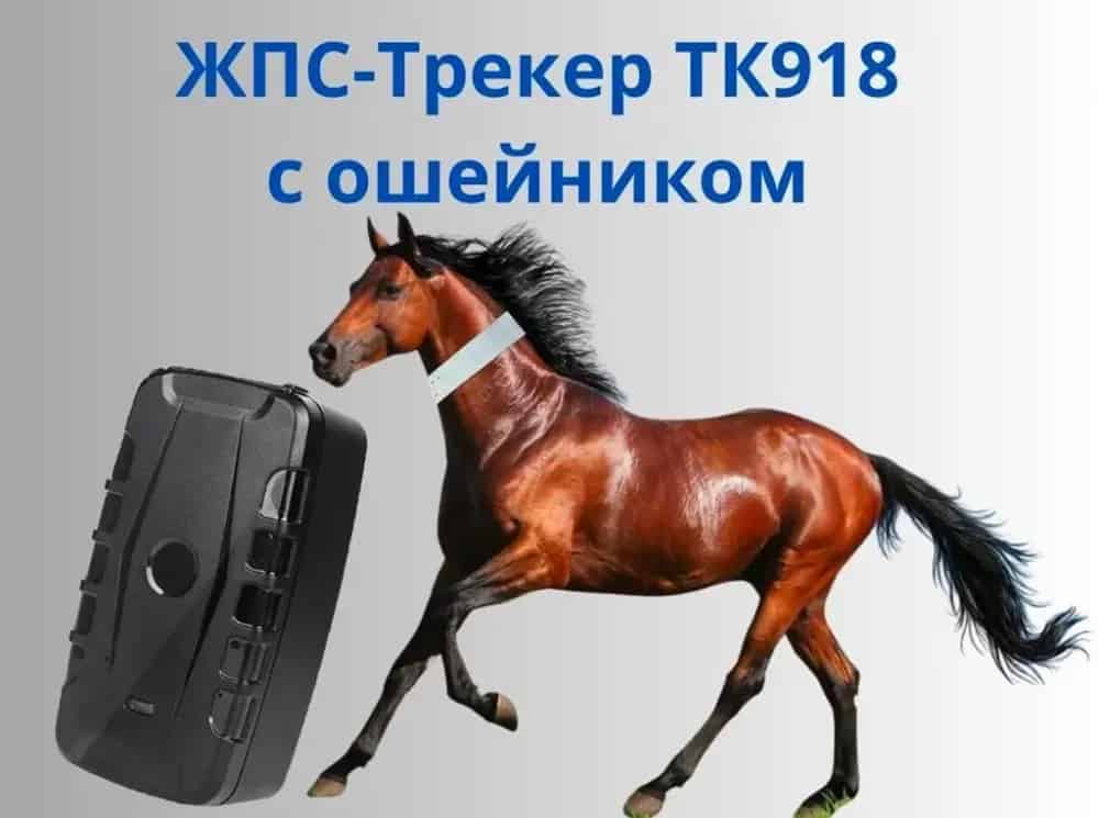 ЖПС-трекер TK918 с ошейником Описание: - Портативный GPS-трекер для